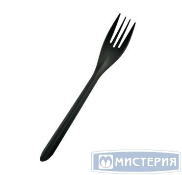 Вилка одноразовая 173,5 мм, черн., ПП, 50 шт/упак 1 000 шт/кор РОССИЯ 4032Ч