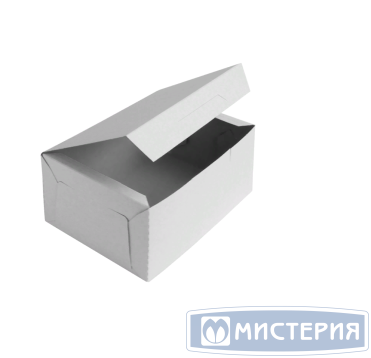 Коробка для кондит. изделий 215х150х60 мм, без окна, неразъем.крышка, бел., карт., 200 шт/кор 200 шт/упак РОССИЯ CB(w)- 2000