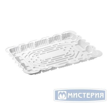 Упаковка для торта [дно] 483х385х31[393х293х26] мм, бел., ПС, 50 шт/кор "Комус" 50 шт/упак РОССИЯ Т-480 Д