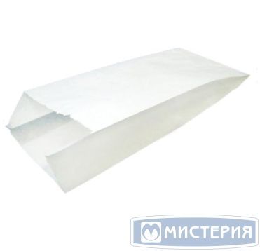 Пакет пищевой [90+40]х205 мм без руч., без окна, бел., бум., 1600 шт/кор 1 600 шт/упак РОССИЯ 011-000003-001