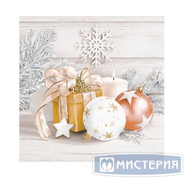 Салфетки 330х330 мм 3-сл., диз. "Праздничный натюрморт", разноцв., бум., 20 шт/упак "Bouquet" 12 упак/кор РОССИЯ 25119