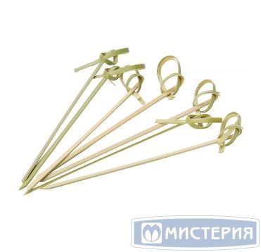 Пика 60 мм, диз. "Узелок", беж., бамбук, 100 шт/упак 40 упак/кор КИТАЙ 60054К