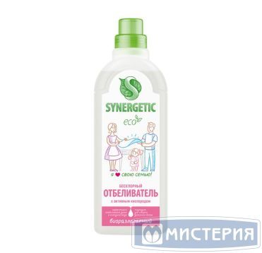 Средство отбеливающее "Synergetic", гель, 1000 мл 8 шт/кор РОССИЯ 111100/8