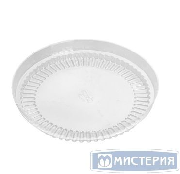 Упаковка для торта [крышка] d208хh30[d185хh28] мм, прозр., ОПС, 300 шт/кор "Комус" 300 шт/упак РОССИЯ Т-185К