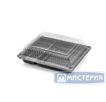 Крышка к контейнеру для суши 185х161х30 мм, прозр., ОПС, 420 шт/кор 420 шт/упак РОССИЯ Крышка РП-210
