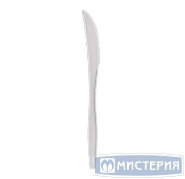 Нож одноразовый 190 мм, бел., кукурузный крахмал, 50 шт/упак 1 000 шт/кор РОССИЯ 4041Б