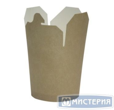 Коробка для лапши 500 мл, d84хh98 мм, крафт, карт., 35 шт/упак "SaaMi" 560 шт/кор РОССИЯ 63781/211037