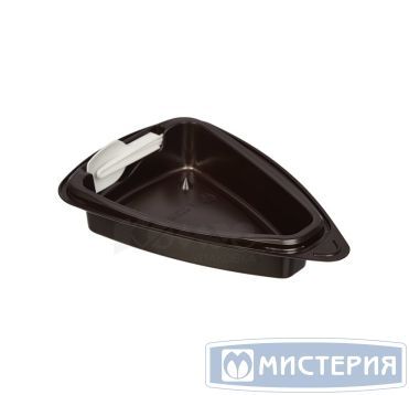 Упаковка для торта [дно] треуг. 165х115х30[120х86х26] мм, коричн., ПС, 800 шт/кор "Комус" 800 шт/упак РОССИЯ Т-2ДШ
