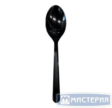 Ложка одноразовая Кристалл 125 мм, черн., ПС, 48 шт/упак 2 016 шт/кор РОССИЯ 4035Ч