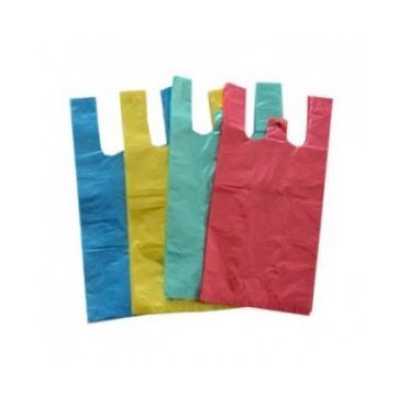 Пакет "Майка" [160+120]х300 мм 5 мкм, цвет в ассорт., ПНД, 100 шт/упак 80 упак/кор КИТАЙ МАЙ09081