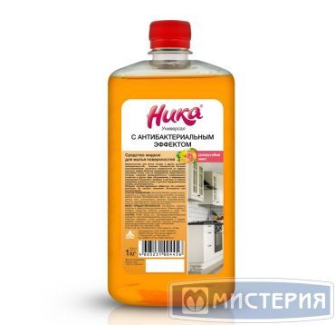 Универсальное моющее средство "Ника" Универсал. С антибактериальным эффектом, Цитрусовый микс, концентрат, флакон, 1000 г 12 шт/кор РОССИЯ