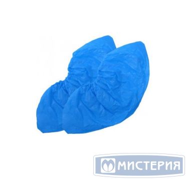 Бахилы 1,8 г, син., ПЭ, 100 шт/упак 40 упак/кор РОССИЯ