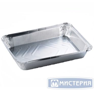 Форма алюминиевая 1-секц. 3100 мл 324х257х51 мм, без крышки, алюм., 50 шт/упак 300 шт/кор РОССИЯ SP(RF)98L/4012