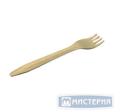 Вилка 160мм, дерево, 100 штук в упаковке, 25 в коробке