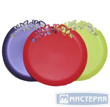 Тарелка одноразовая мелкая d273 мм, цвет в ассорт., ПП, 36 шт/упак 36 шт/кор РОССИЯ 183200а
