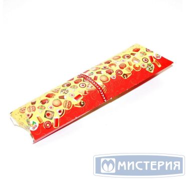 Коробка для ролла, с печатью, 200х86х38 мм, Рог изобилия