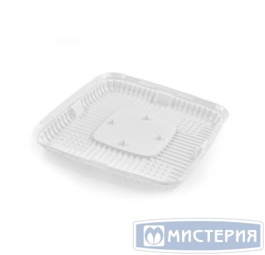 Упаковка для торта [дно] 240х240х35[191х191х24] мм, бел., ПС, 200 шт/упак 200 шт/кор РОССИЯ 10237