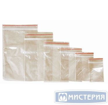 Пакет Zip-Lock 200х250 мм, прозр., ПВД, 100 шт/упак 30 упак/кор КИТАЙ 0000010230
