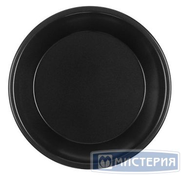 Тарелка одноразовая мелкая d220 мм, черн., ПП, 50 шт/упак 750 шт/кор РОССИЯ 6521