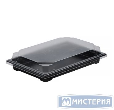 Крышка к контейнеру для суши 233х161х24 мм, прозр., ОПС, 220 шт/кор "Комус" 220 шт/упак РОССИЯ С-25К