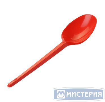 Ложка одноразовая 165 мм, красн., ПС, 100 шт/упак "МИСТЕРИЯ" 2 000 шт/кор РОССИЯ 145442/С