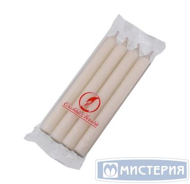 Свечи хозяйственные d18 мм, беж., 4 шт/упак 55 упак/кор РОССИЯ 2005