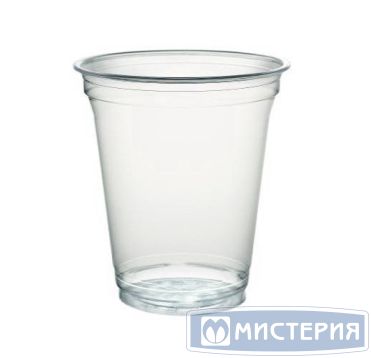 Стакан-шейкер одноразовый 300 мл, прозр., ПЭТ, 50 шт/упак 800 шт/кор РОССИЯ Б095300
