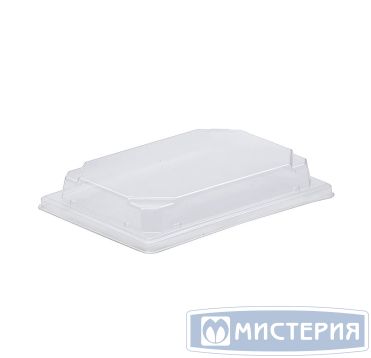 Крышка к контейнеру для суши 182х127х29 мм, прозр., ОПС, 420 шт/кор "Комус" 420 шт/упак РОССИЯ С-19К