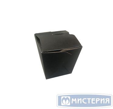 Коробка для лапши 560 мл, 95х95х100 мм, черн., карт., 35 шт/упак "OSQ" Black Noodles 420 шт/кор РОССИЯ BLACK NOODLES 560 gl