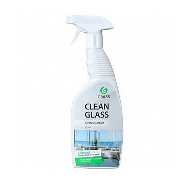 Средство для мытья стекол и зеркал "Grass" Clean Glass, Супер блеск, триггер, 600 мл 8 шт/кор РОССИЯ 130600
