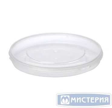Контейнер под пресервы и мёд, 300мл d=173 мм, h=21мм, полупрозрачный, ПП