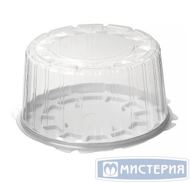 Упаковка для торта [дно] d245хh16[d215хh11] мм, бел., ПС, 170 шт/кор "Комус" 170 шт/упак РОССИЯ Т-218ДШ