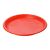 Тарелка d 205мм, красная, 100 штук