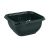 Контейнер квадратный 126х126х60мм, 500 мл, черный
