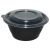 Контейнер 500 мл 1-секц. d144хh70 мм, без крышки, черн., ПП, 540 шт/кор "Протэк" 540 шт/упак РОССИЯ ПР-МС-500