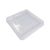 Крышка к контейнеру 163х163х13,5 мм, прозр., ПЭТ 50 шт/упак "OSQ" Lid SmartPack 800 200 шт/кор РОССИЯ Lid SmartPack 800 плоская